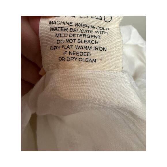 Mirth Square Neck Peacock Print Cotton Maxi Dress Sz. L - Picture 8 of 10